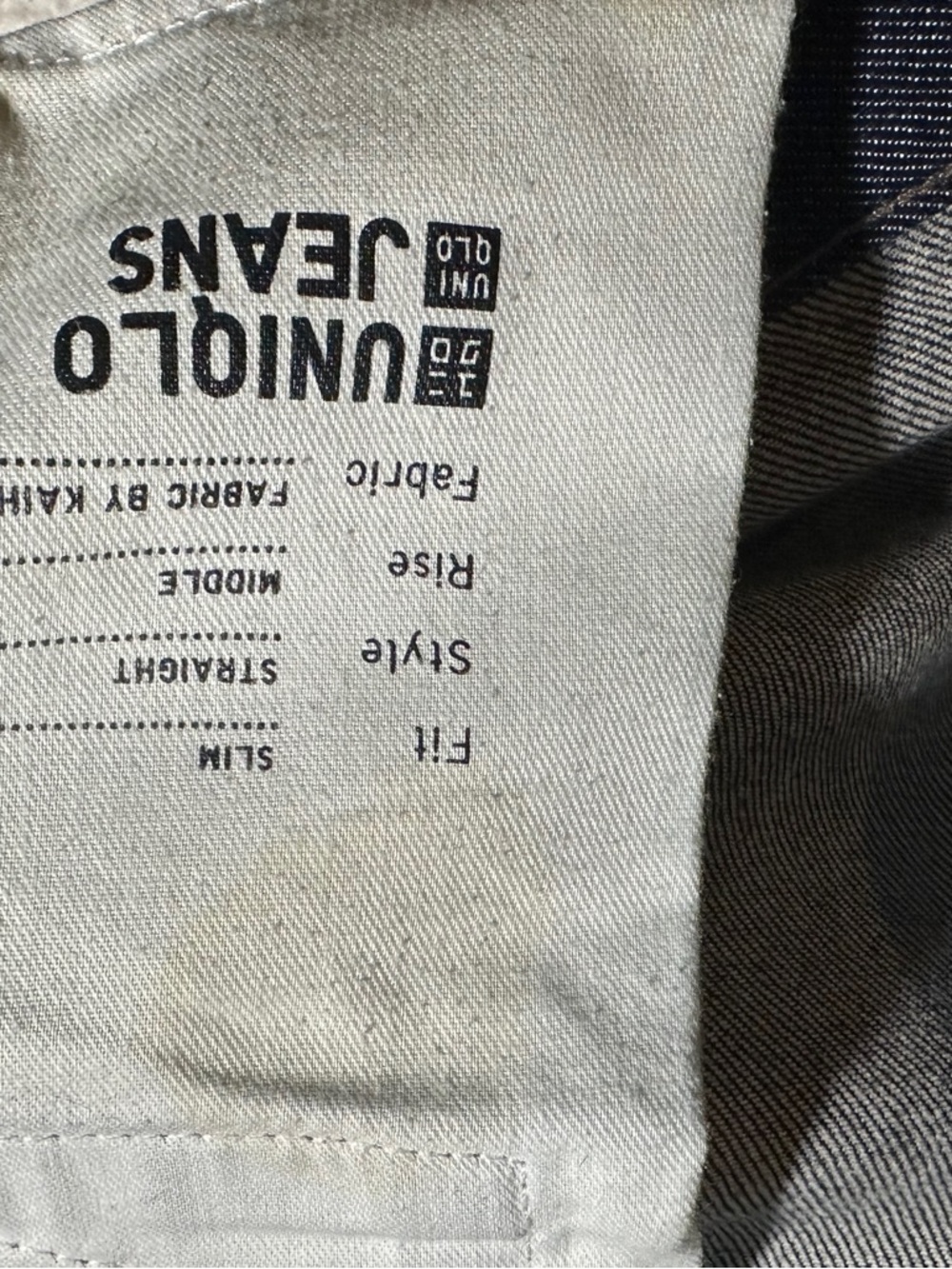 Uniqlo Men's selvedge Denim Jeans 33/34 - Picture 8 of 9